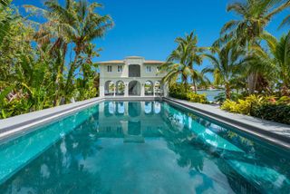 The swimming pool at Al Capone's house in Miami