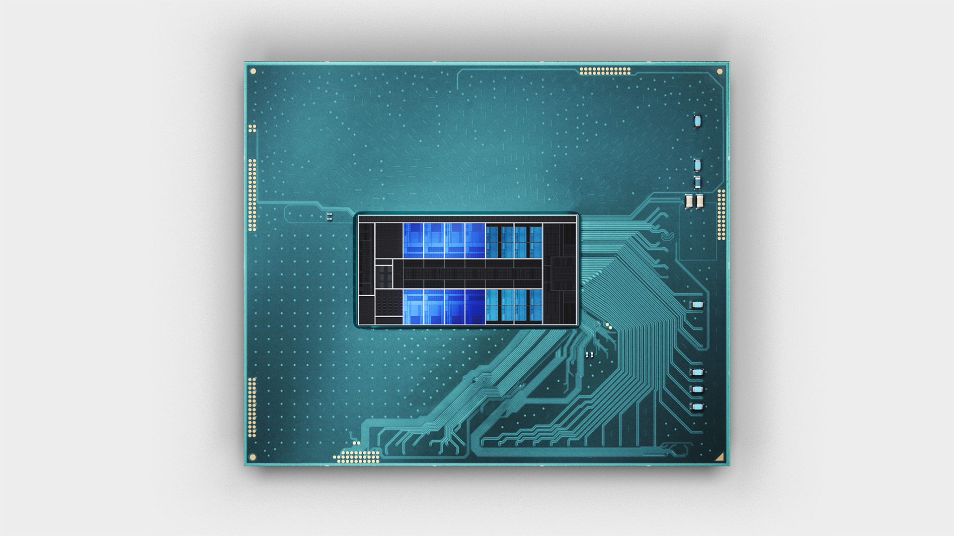 Intel 13th generation mobile chip diagrams