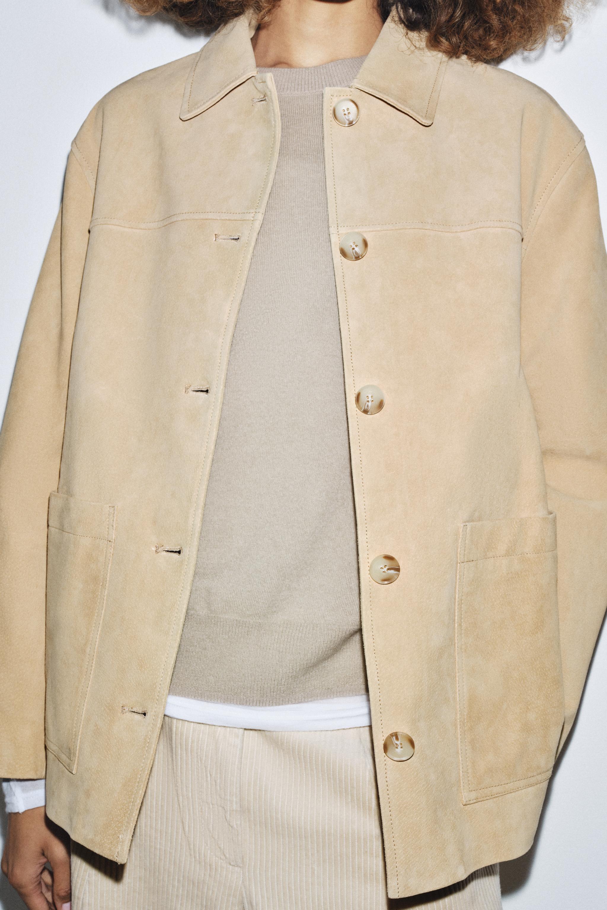 Suede Leather Jacket Zw Collection Limited Edition