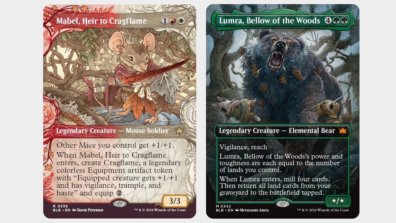 Bloomburrow art cards
