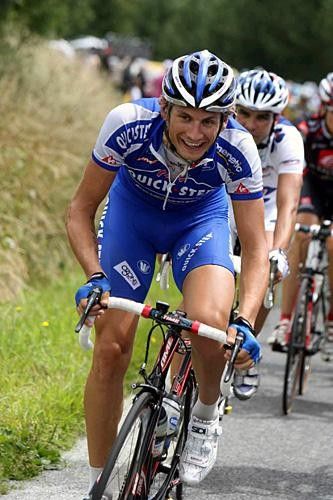 Filippo Pozzato (Quick.Step) enjoying the Tour