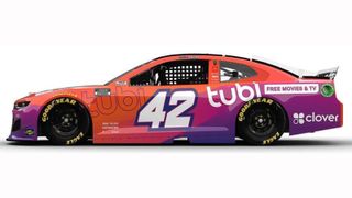 Tubi's NASCAR car