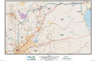 <p>Amgen Tour of California - Stage 2 Map</p>