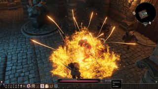 One of many explosions in Divinity: Original Sin 2