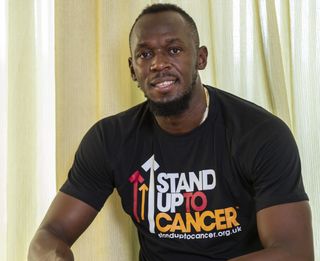 Usain Bolt is among the many famous faces lending their support.