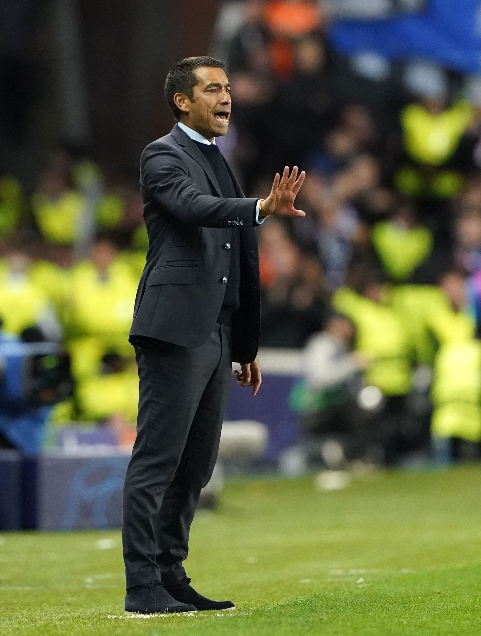 Rangers boss Giovanni van Bronckhorst felt red card changed the game ...