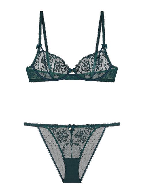 Rayanne Embroidered Balconette Bra 