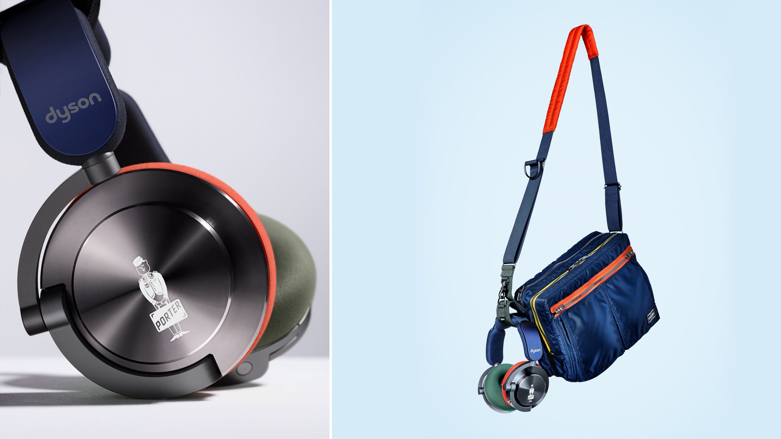 wallpaper.com - Jonathan Bell - Sound and vision are combined in this Dyson x Porter bag and wireless headphone combo