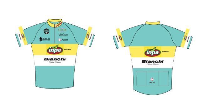 The Team Inpa Bianchi Guisfredi jersey for 2015