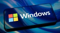 Illustrations Of The Microsoft Windows Operating SystemThe Windows logo appears on the screen of a smartphone reflecting an abstract illustration in blue colors. Microsoft releases a major update to Windows 11 (25H2) and Windows 10 support ends permanently on October 14. In Creteil, France, on October 9, 2025