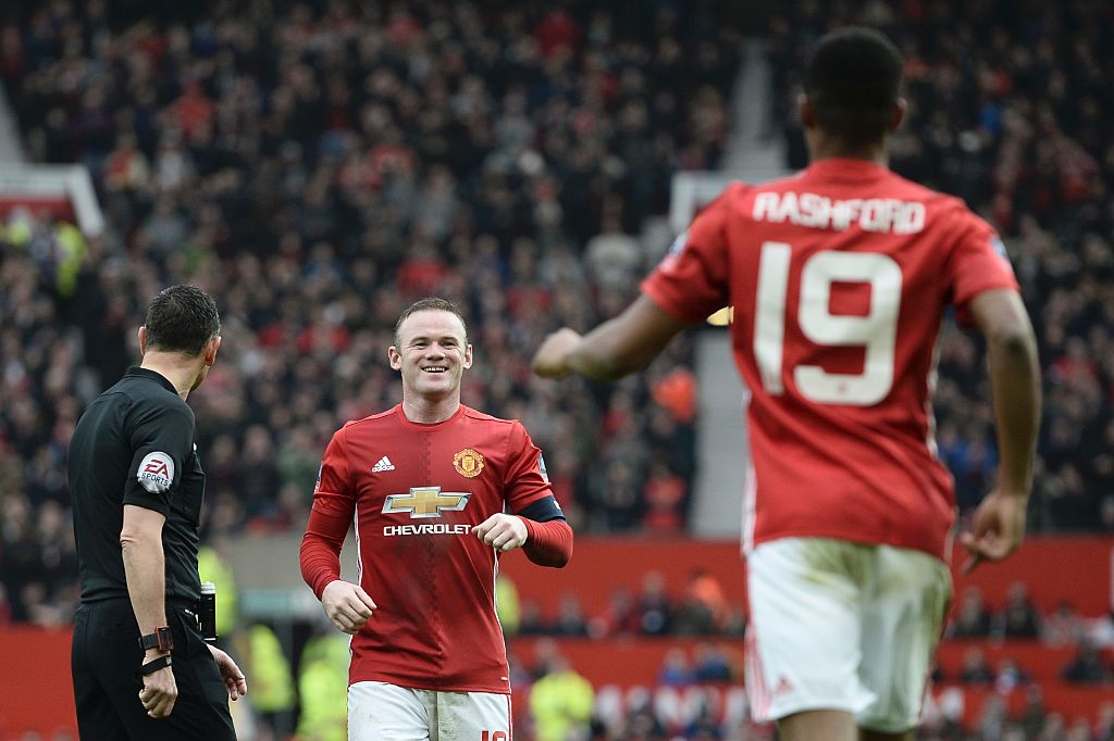 News Manchester United's English striker Wayne Rooney (C) celebrates with Manchester United's English striker Marcus Rashford (R) after Rashford scored their third intention for the duration of the English FA Cup third spherical football match between Manchester United and Finding out at Old Trafford in Manchester, north west England, on January 7, 2017. / AFP / Oli SCARFF / RESTRICTED TO EDITORIAL USE. No consume with unauthorized audio, video, records, fixture lists, membership/league trademarks or 'live' products and services. Online in-match consume minute to 75 photos, no video emulation. No consume in having a bet, video games or single membership/league/participant publications. / (Photo credit ranking would possibly also restful be taught OLI SCARFF/AFP by potential of Getty Pictures)