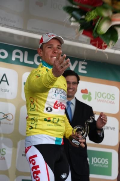Philippe Gilbert is the overall leader after stage one.