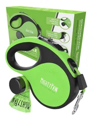 Mighty Paw Retractable Leash with Built-in Poop Bag Holder$19.99 from Amazon