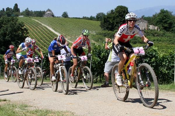 Esther S&uuml;ss (Switzerland) sets the pace