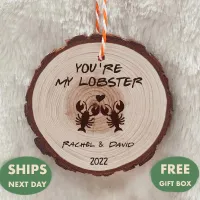 2. You Are My Lobster Custom Ornament
