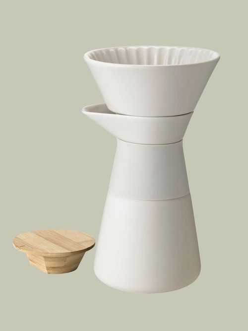 Theo Coffee Maker in White