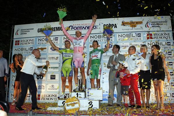 The podium in Arona