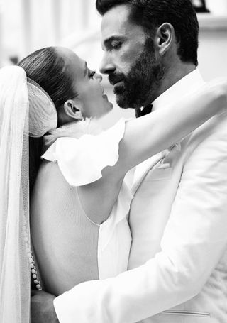 Jlo has shared new photos from her wedding and private moments with Ben