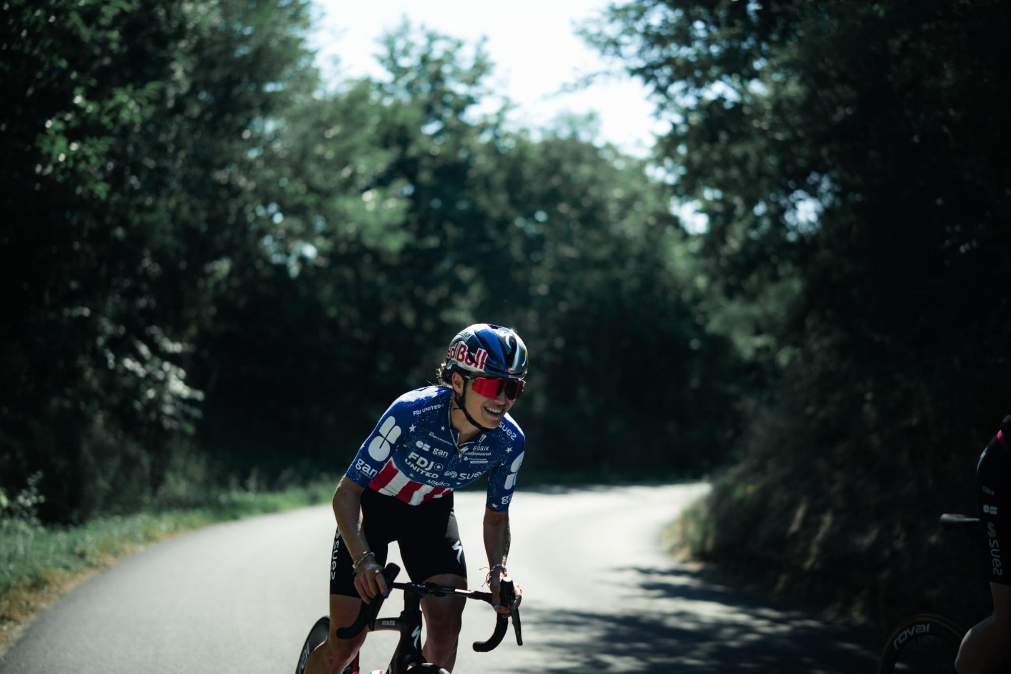 Kate Courtney in her FDJ United-SUEZ kit