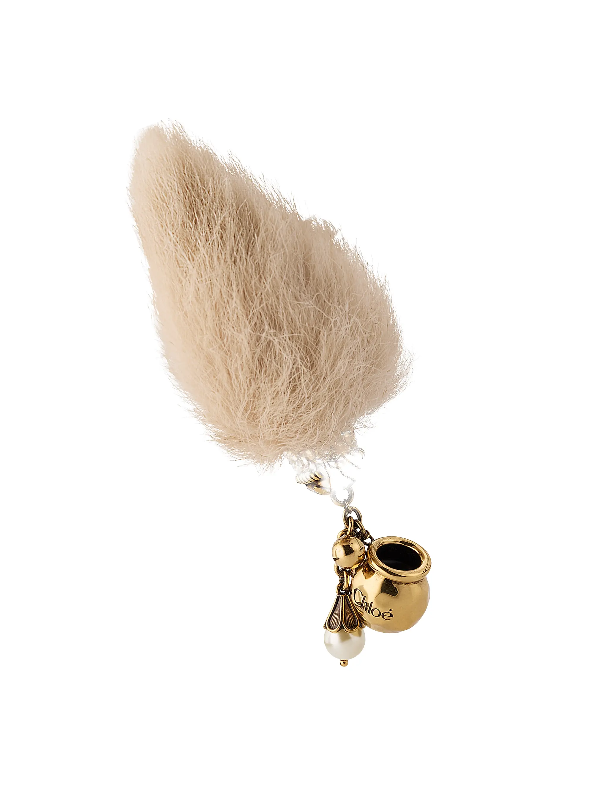 Shearling Bag Charm