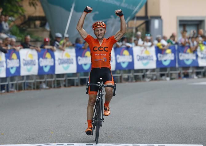 Italy's Davide Rebellin (CCC Polsat Polkowice) wins Giro dell'Emilia