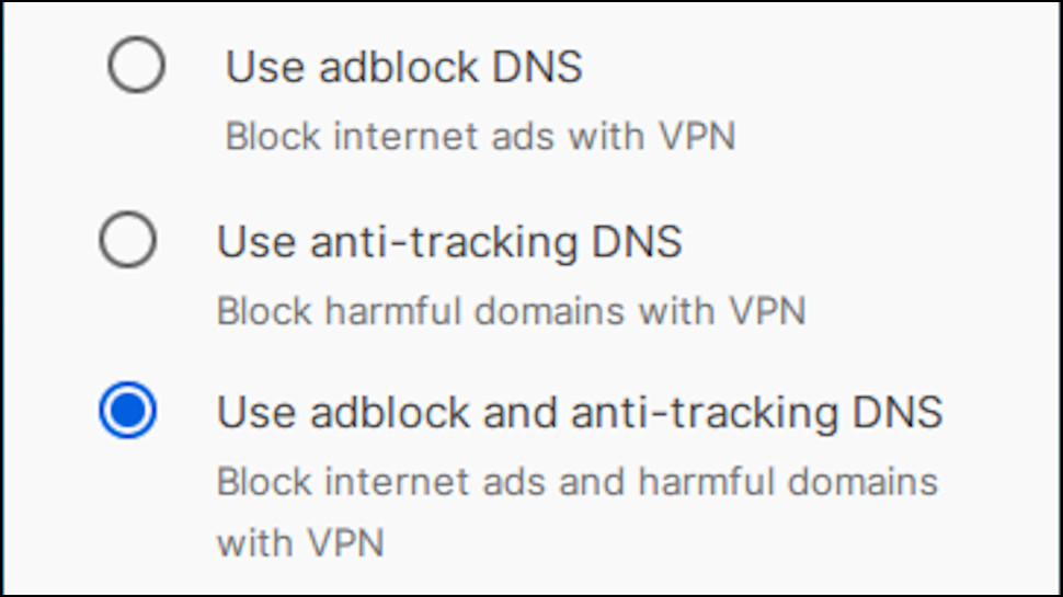 Mozilla VPN DNS