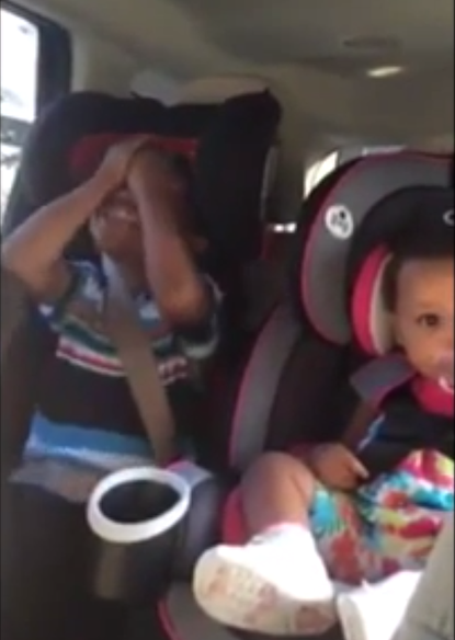 Adorable child is furious at his mother for getting pregnant