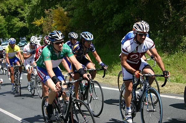 Steven Van Vooren climbing in the second stage.