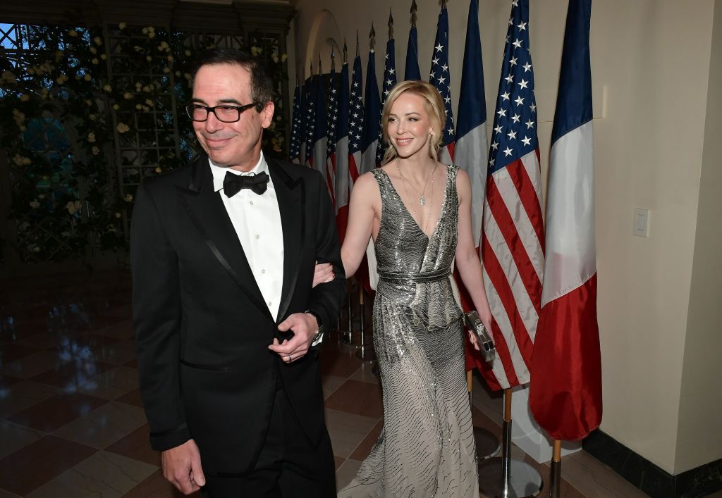 Steven Mnuchin and Lousie Linton