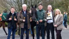Galopin Des Champs with Paul Townend, Willie Mullins, Adam Connolly and Greg and Audrey Turley 