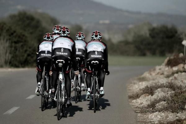 Not all the riders stayed with the lead group