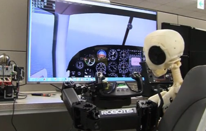 Korean scientists have created a humanoid robot pilot, because drones aren't everything