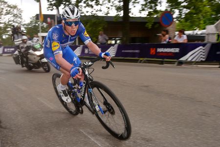 Remco Evenepoel on the attack at Hammer Climb Limburg