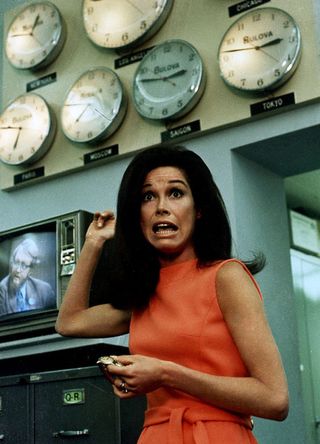 Mary Tyler Moore in a scene from 'Mary Tyler Moore,' 1970.