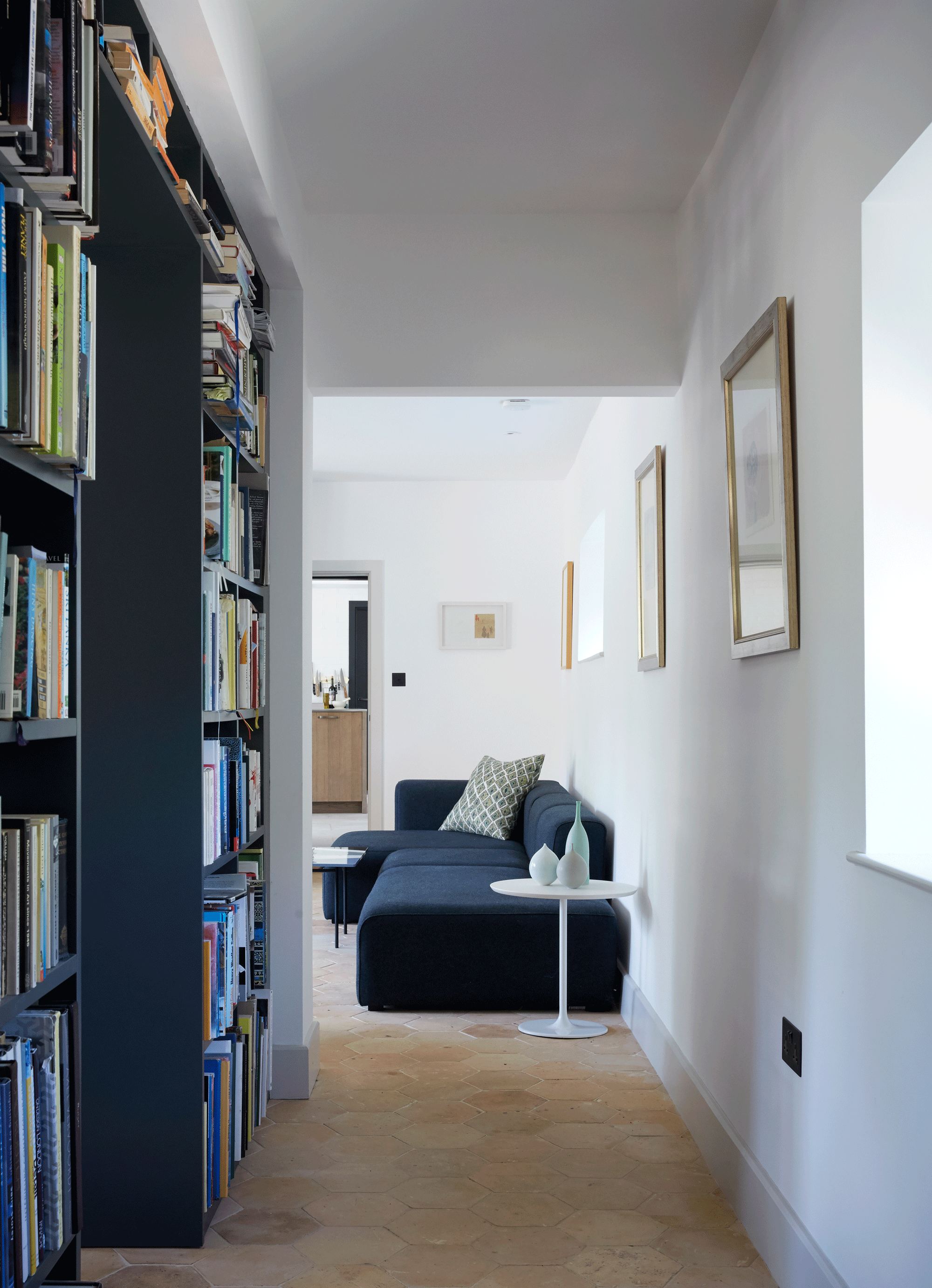 reading corner in corridor