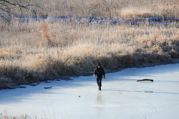 It was a frozen morning in Madison.