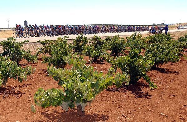 The arid Spanish countryside reflected the hot summer sun