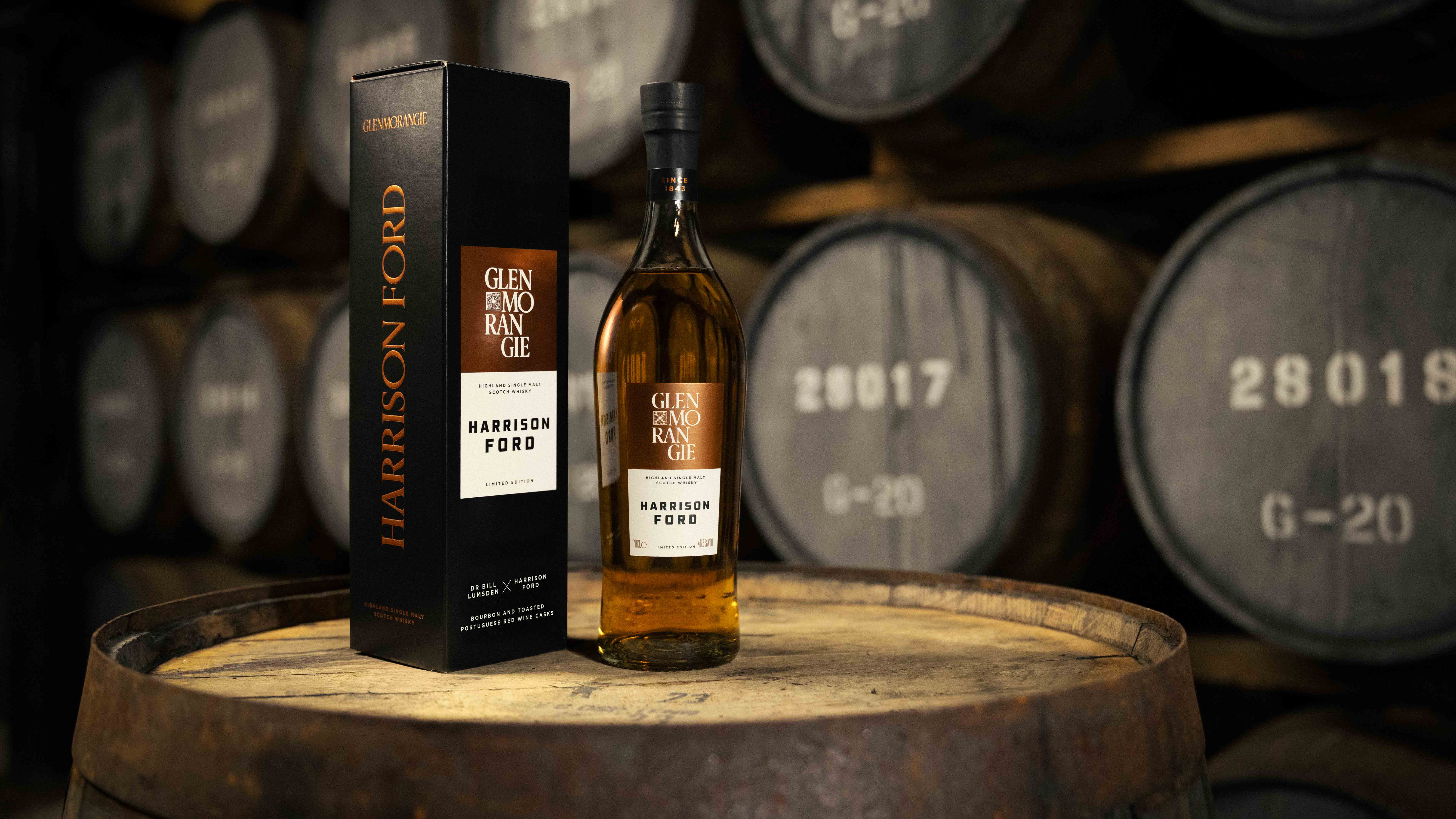 Glenmorangie x Harrison Ford limited edition whisky.