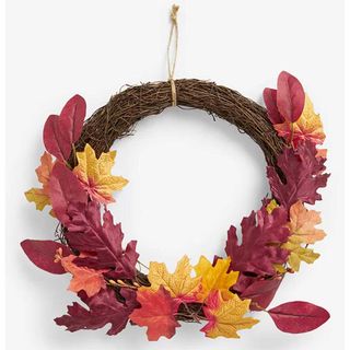autumn half wreath