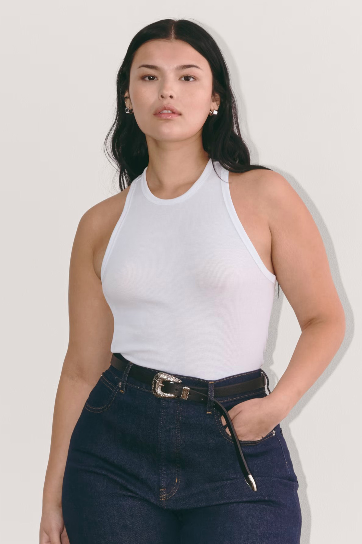 The Luxe Rib Racerback Tank