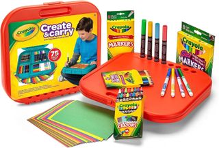 The Crayola Create 'n Carry red portable case