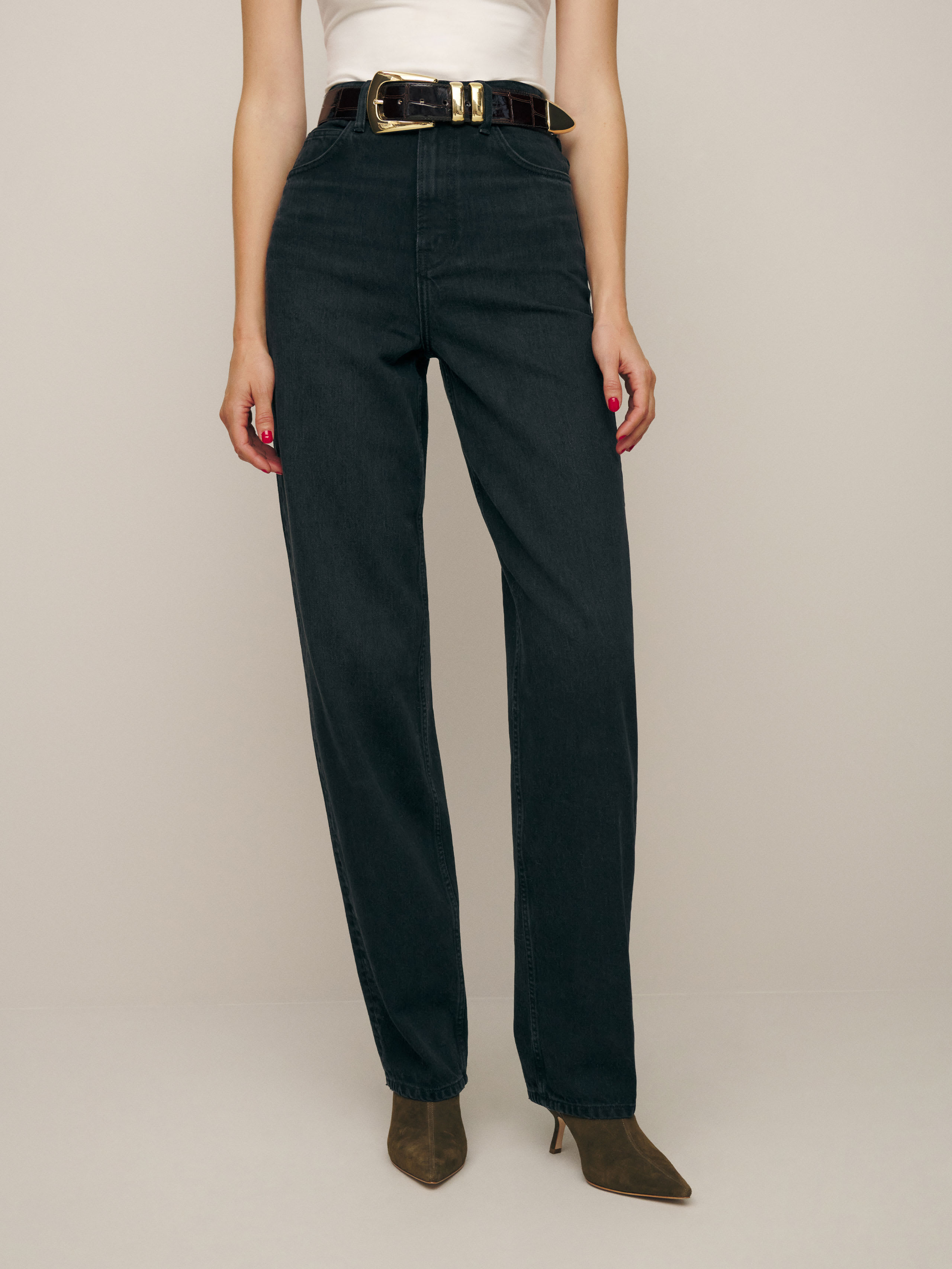 Noa Ultra High Rise Barrel Jeans