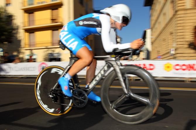 Elisa Longo Borghini (Italy) finished thirteenth, but did well to recover from her mid-season / National Championships crash to even be riding