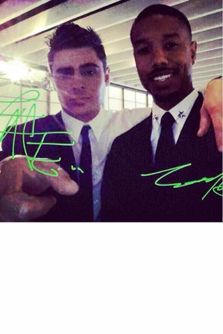 Zac Efron and Michael B Jordan