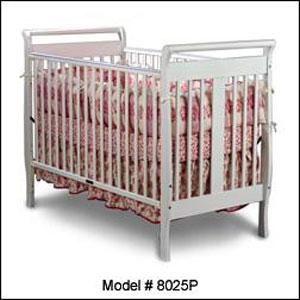 Angel Line drop-side crib.