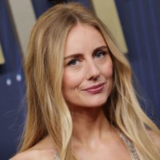 Justine Lupe discusses her 2025 Emmys red carpet dress by Carolina Herrera 