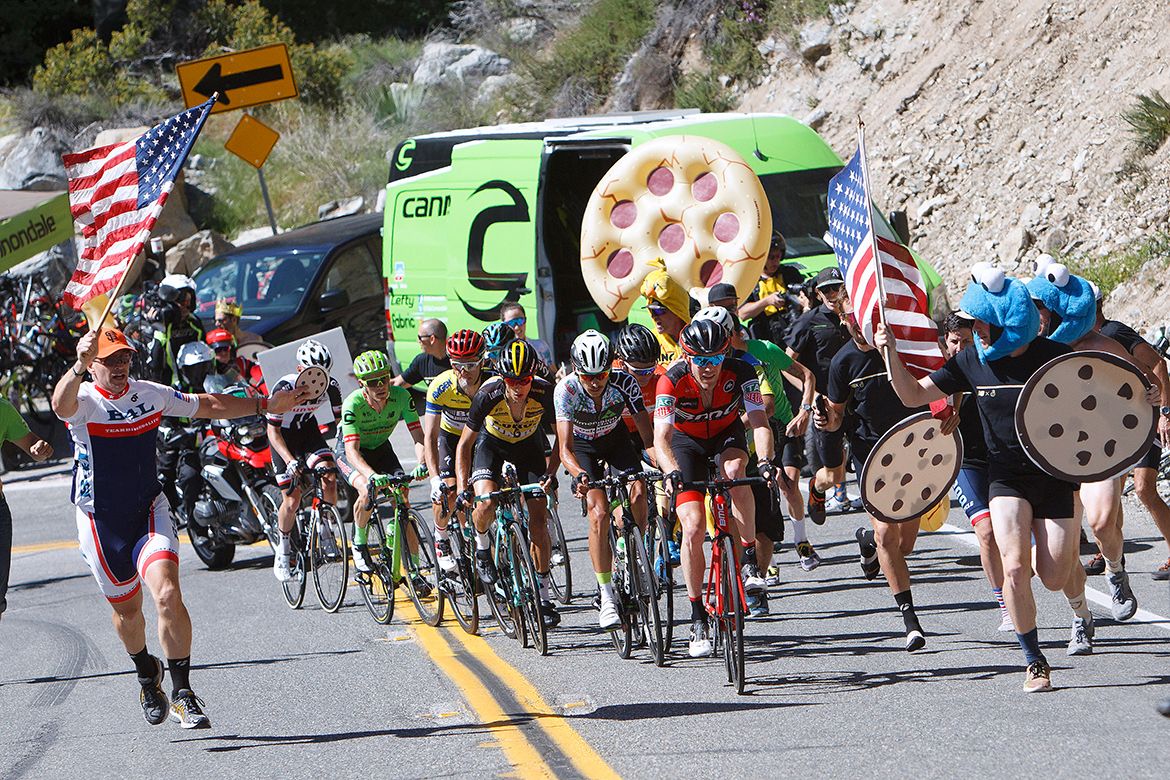 'Cookie Corner' was a popular spot to be on Mt Baldy