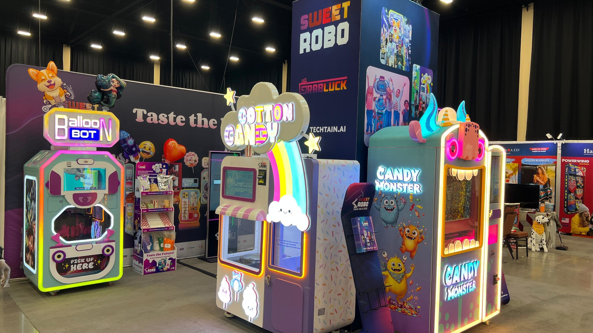 Sweet Robo ChocoPrint among other 3D printers at CES 2026