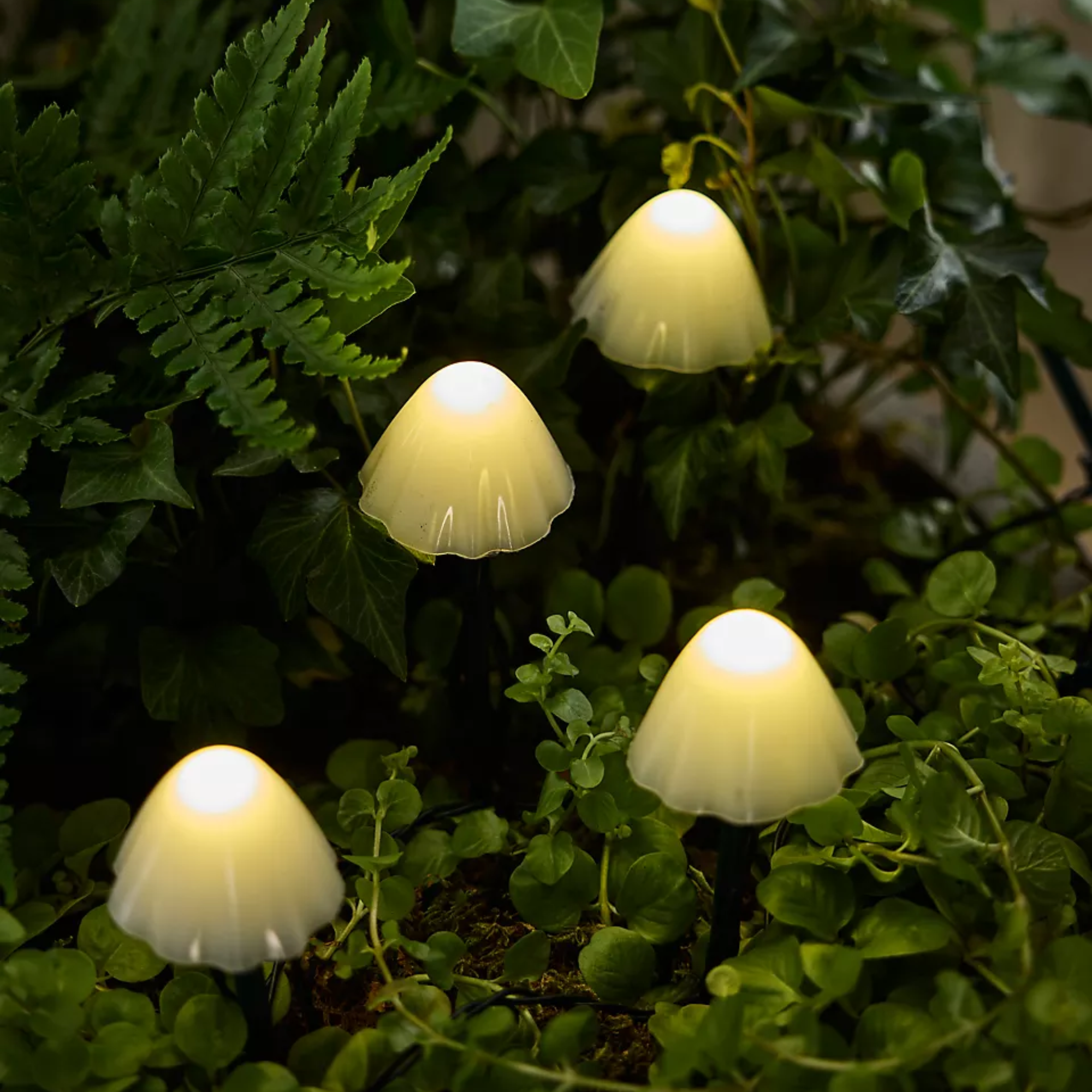 a unique solar garden lighting