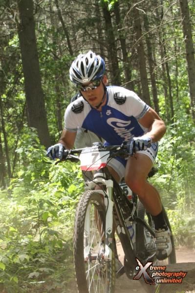 Tyler Gauthier (Culver's Racing) outlasted the competition to claim the final podium spot.